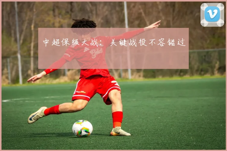 中超保级大战:关键战役不容错过